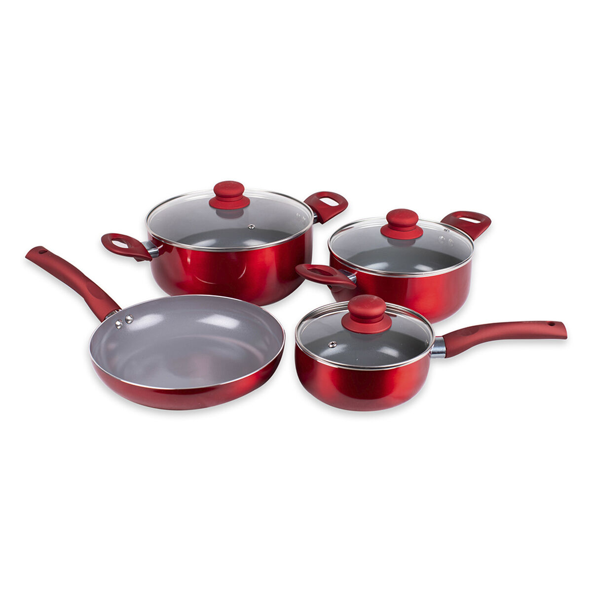 Batería Doral Montecarlo Acero Inoxidable 7 Piezas