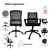 Silla de Escritorio Arthome Paris Negra