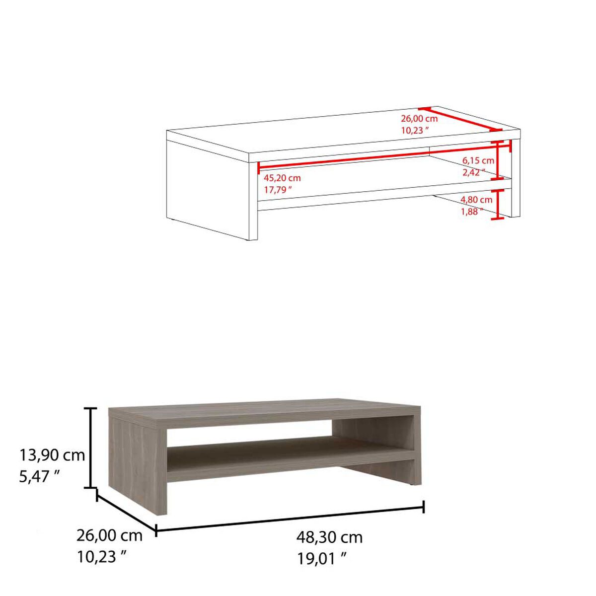 Base para Monitor TuHome M-48 Bardolino