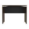 Escritorio Recto TuHome Home Office Negro Soft Coñac