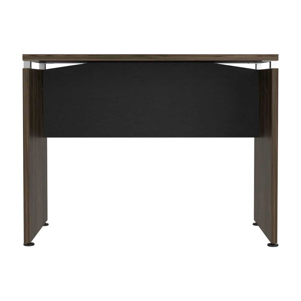 Escritorio Recto TuHome Home Office Negro Soft Coñac