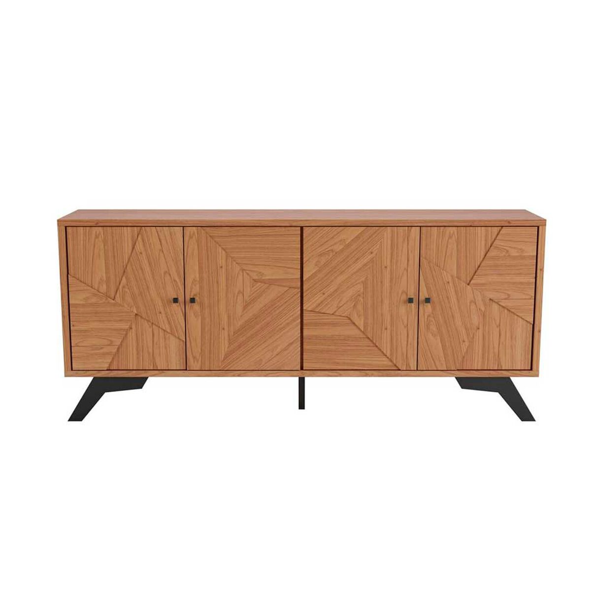Rack Roca Santos Hasta 60" Roble