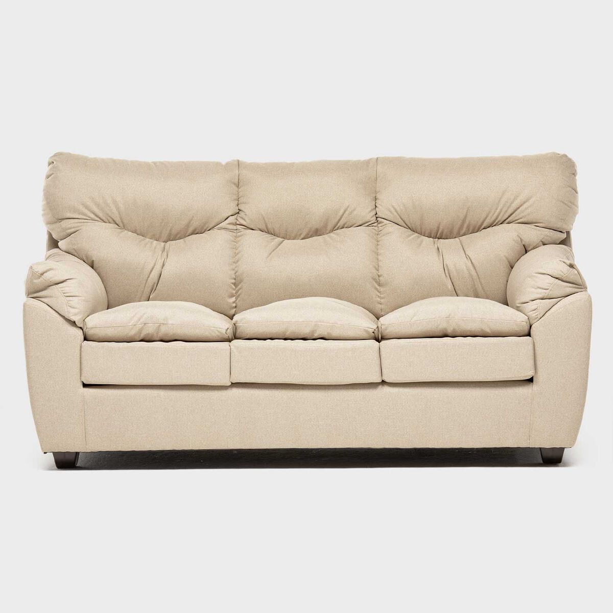 Juego de Living Almore Belén Sofá 3 Cuerpos + Sofá 2 Cuerpos Beige