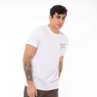 Polera Michael Jackson Manga Corta Estampado Espalda Hombre Portman Club