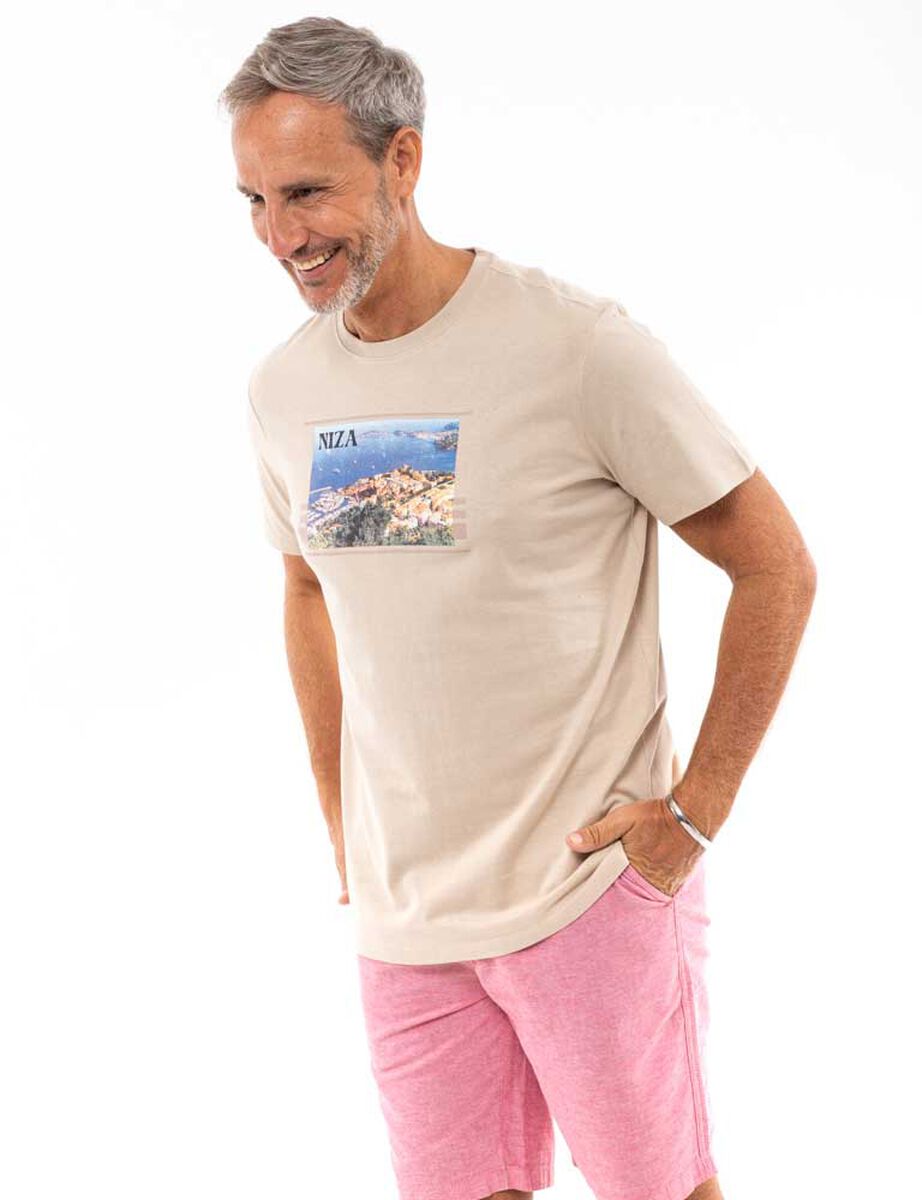 Polera De Algod&oacute;n Manga Corta Hombre Portman Club