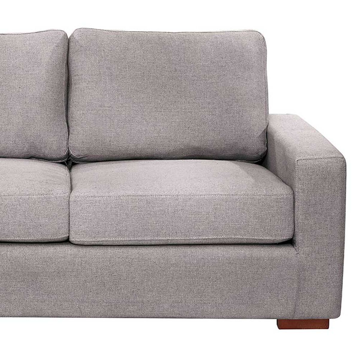 Sofá Latam Home Livorno 2 Cuerpos Gris Claro