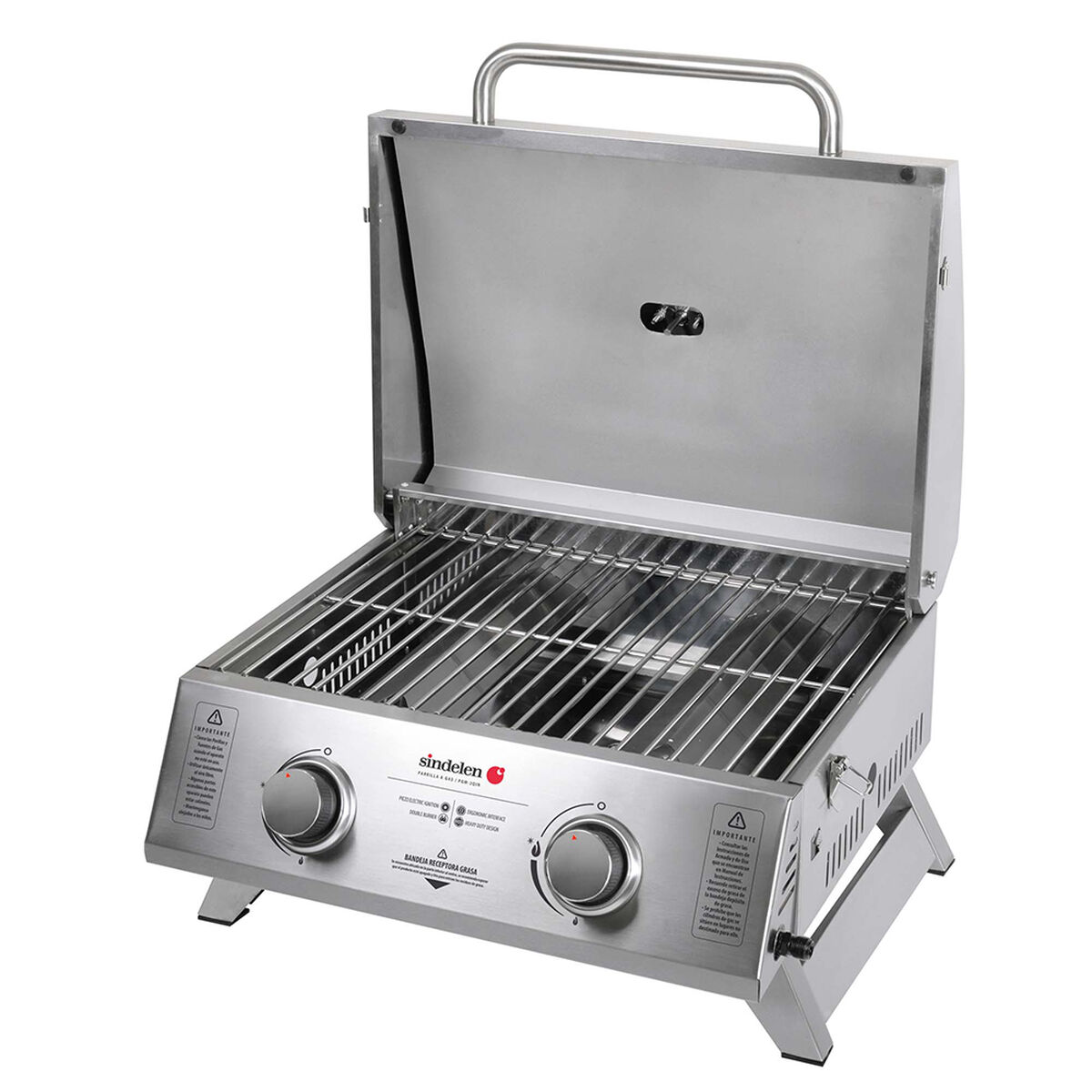 Parrilla a Gas Piezo Eléctrico Sindelen PGM-2QIN