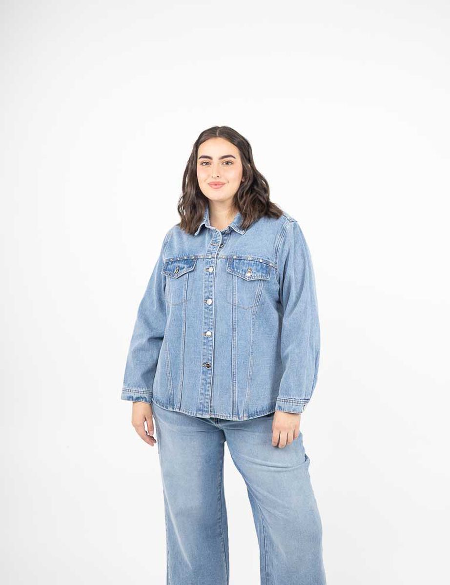 Chaqueta Denim Mujer Extralindas