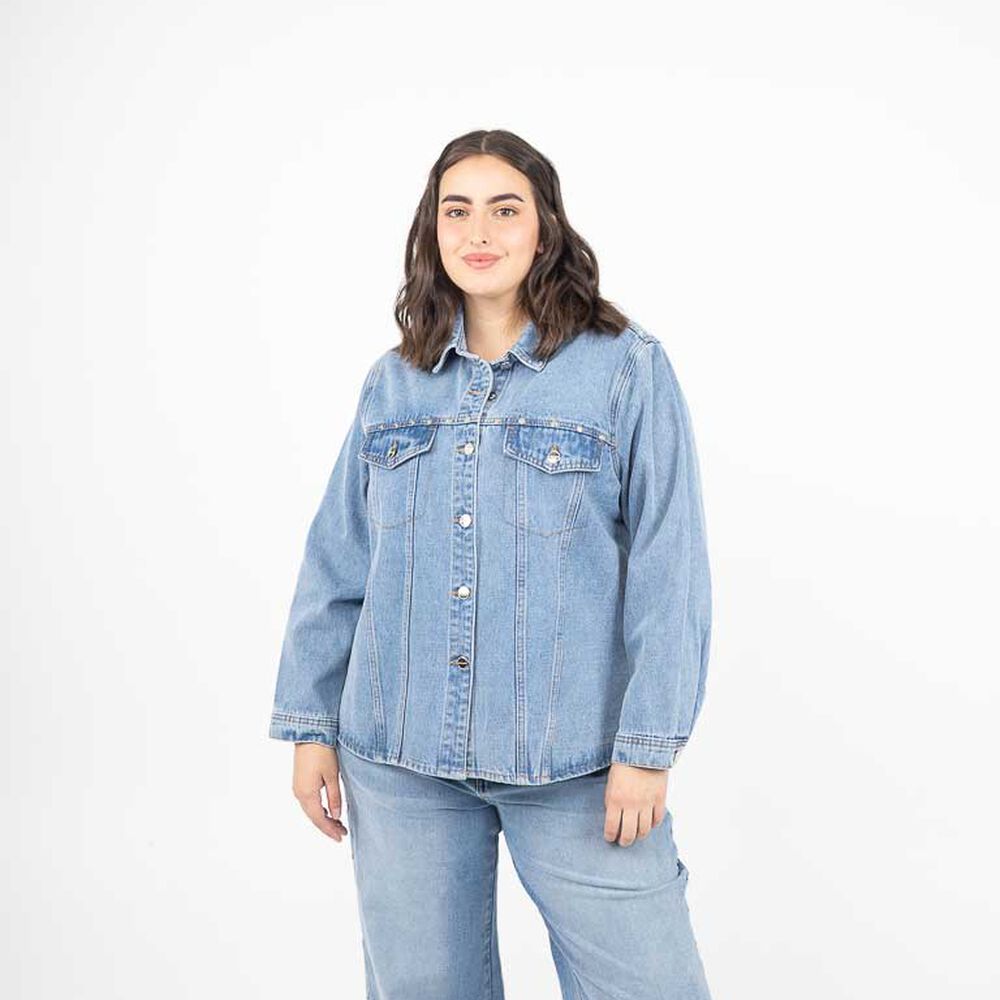 Chaqueta Denim Mujer Extralindas