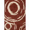 Bajada de Cama Idetex Shaggy Infinity 50 x 100 cm Terracota