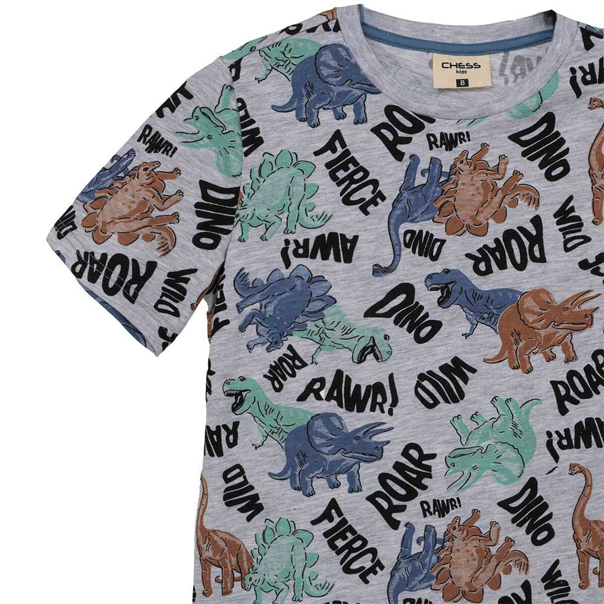 Pack 2 Polera Manga Corta Niño Chess