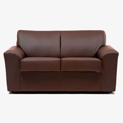 Sofá Cabsur Milan 2 Cuerpos PU Café