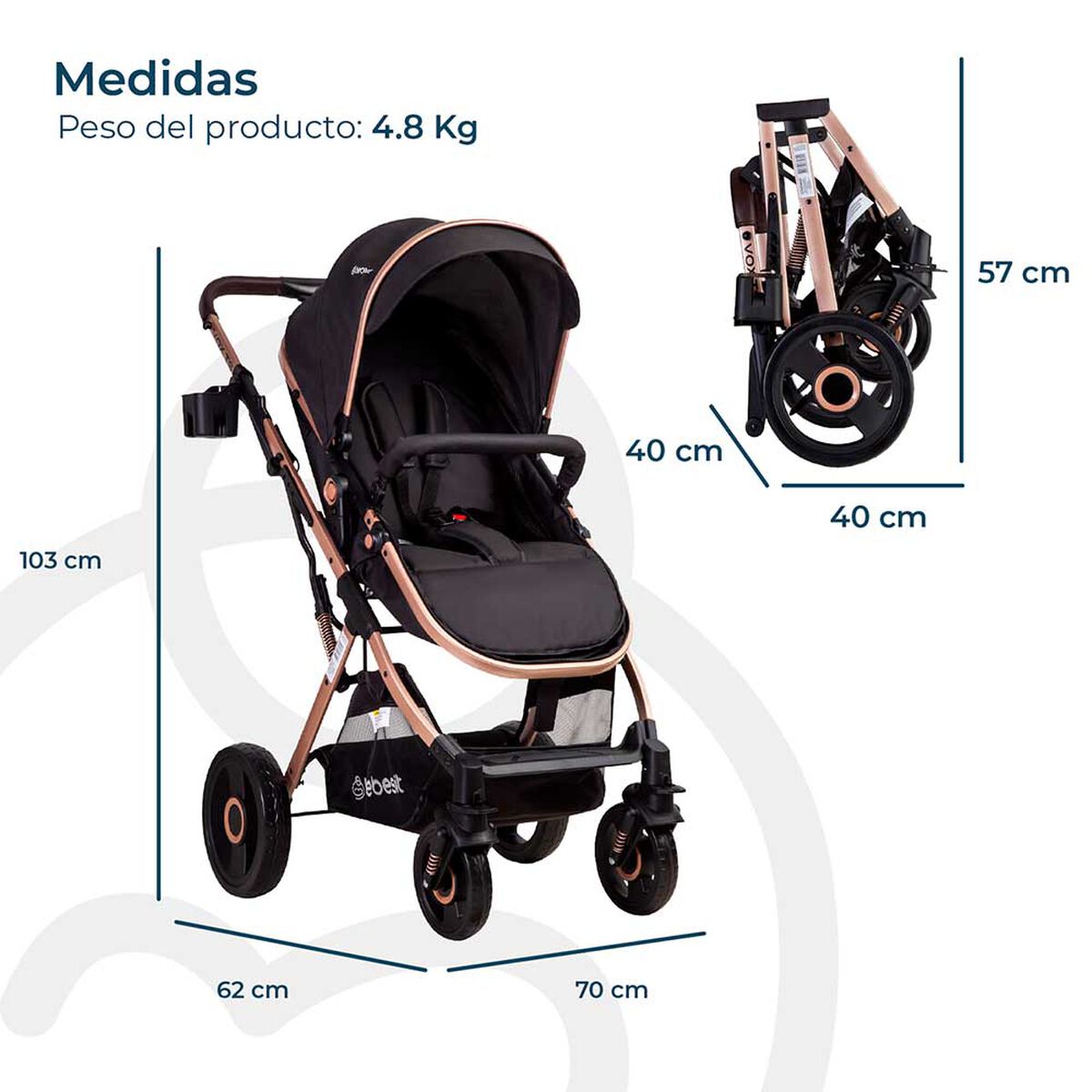 Coche Travel System Vox Gold Bebesit