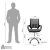 Combo Oficina Escritorio Blanco + Silla New York Negra Arthome
