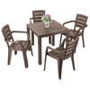 Mesa para Terraza Rimax Baru Mocca 75X75
