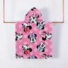 Toalla de Playa con Capucha Infantil Disney Faces Minnie 60 x 120 cm