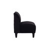 Poltrona Bodevir Soft Felpa 2 Cuerpos Negro