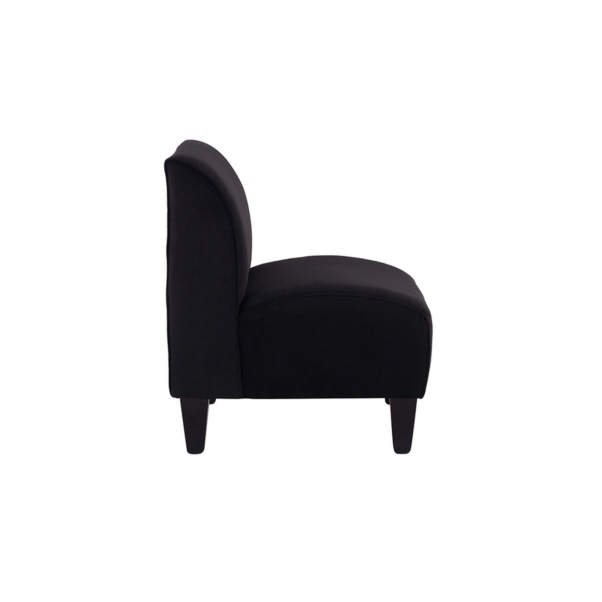 Poltrona Bodevir Soft Felpa 2 Cuerpos Negro