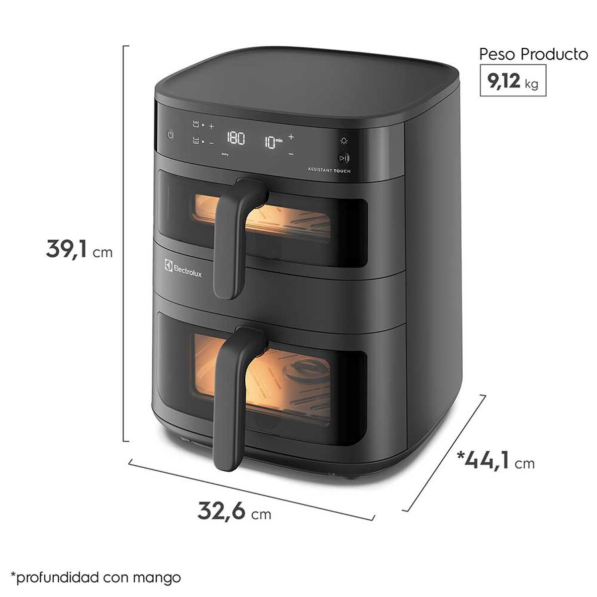 Freidora de Aire Electrolux EAF190 11 L