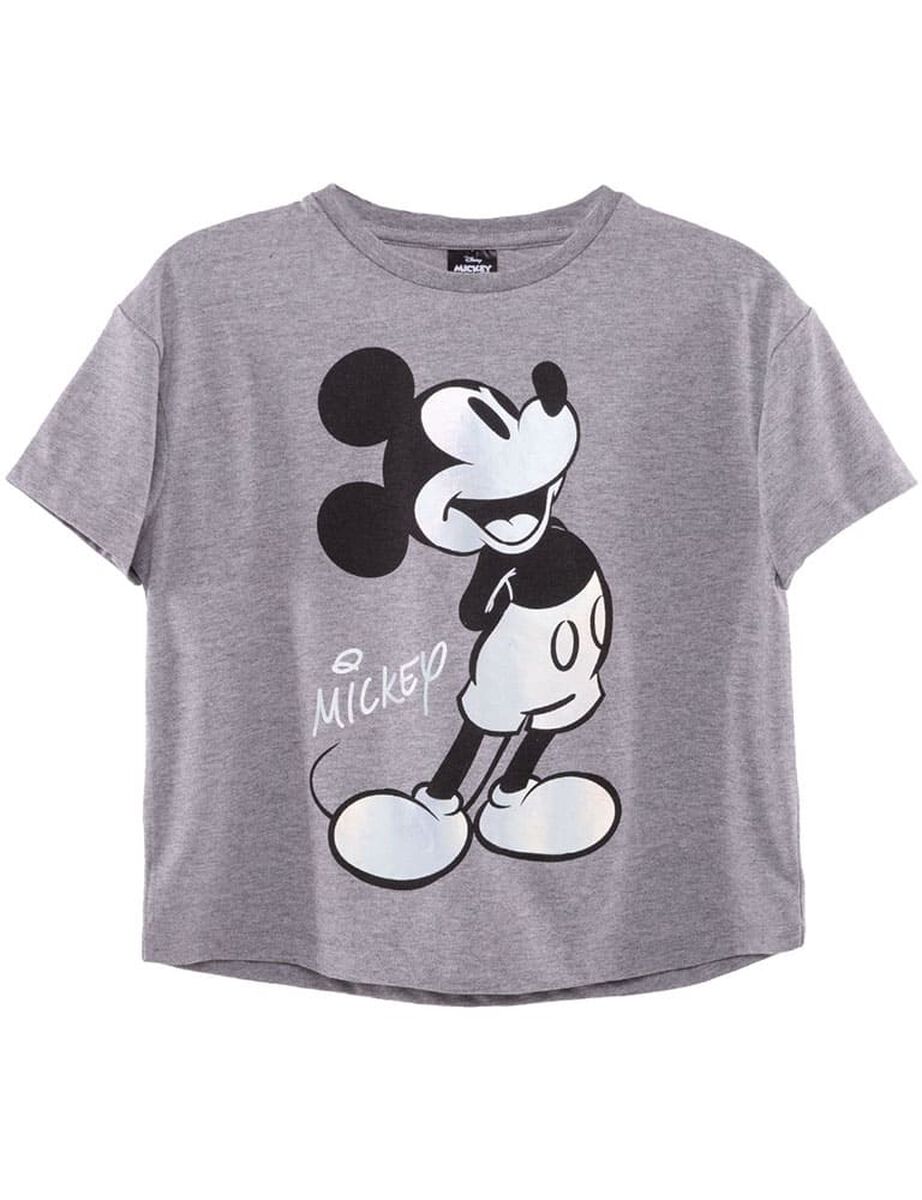 Polera de Algodón Niña Manga Corta Mickey