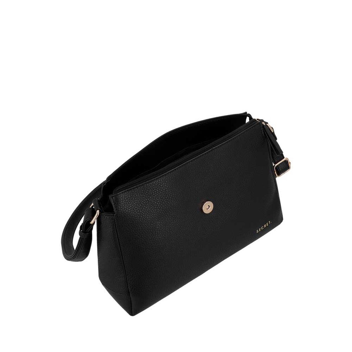 Cartera Bandolera Secret Sofia SC7 Mediana Negra
