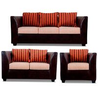 Juego de Living Elegant Detail Valentino Sofá 3 Cuerpos + Sofá 2 cuerpos + Sillón 1 Cuerpo Beige