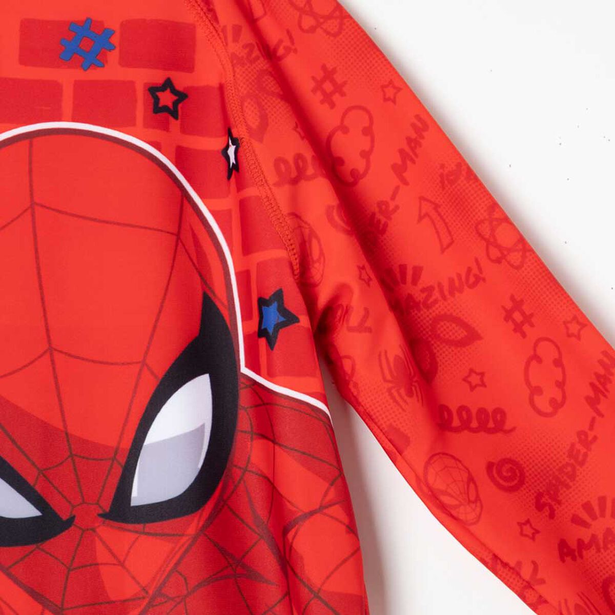 Traje de Ba&ntilde;o Polera UV Ni&ntilde;o Spiderman