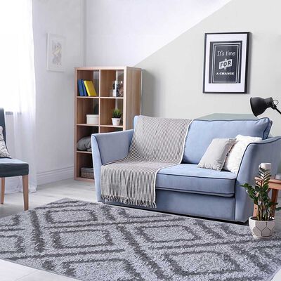 Imagen 1 del producto Alfombra Shaggy Mashini Panal 133 x 180 cm