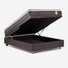 Boxet Rosen 2 Plazas New Style 4 Plus + Respaldo + 2 Veladores Tabor Caramelo