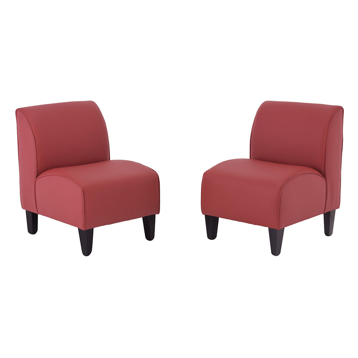 Set 2 Poltronas Bodevir Soft Rojo