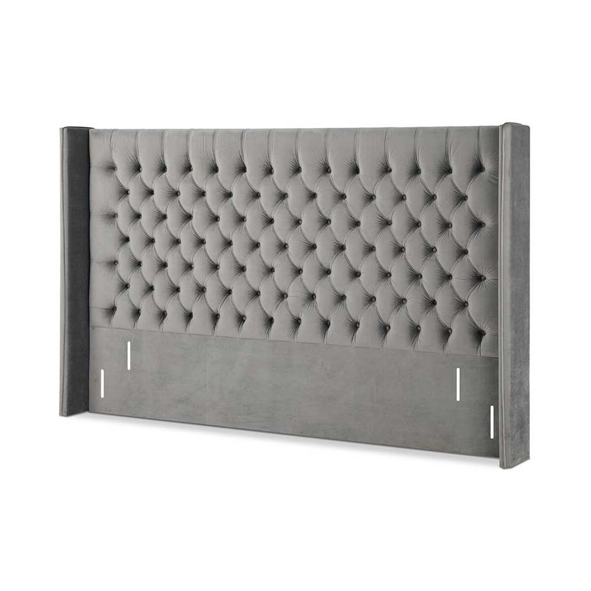 Respaldo CIC King Sesia Gris Ceniza