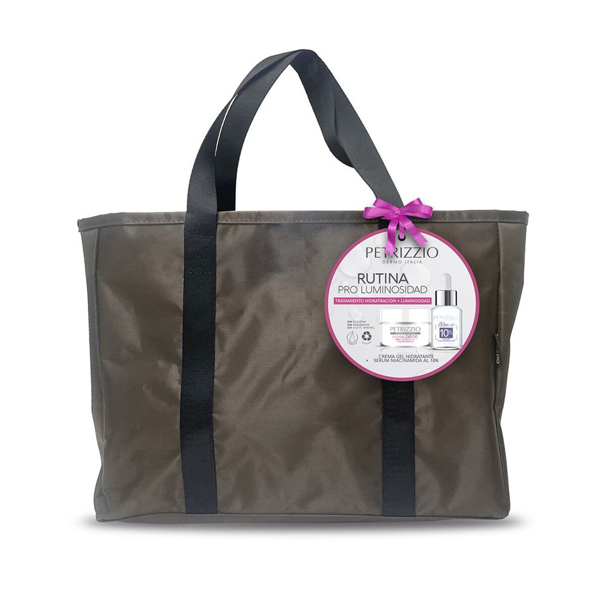 Set Proluminosidad Crema + Serum + Cartera Petrizzio