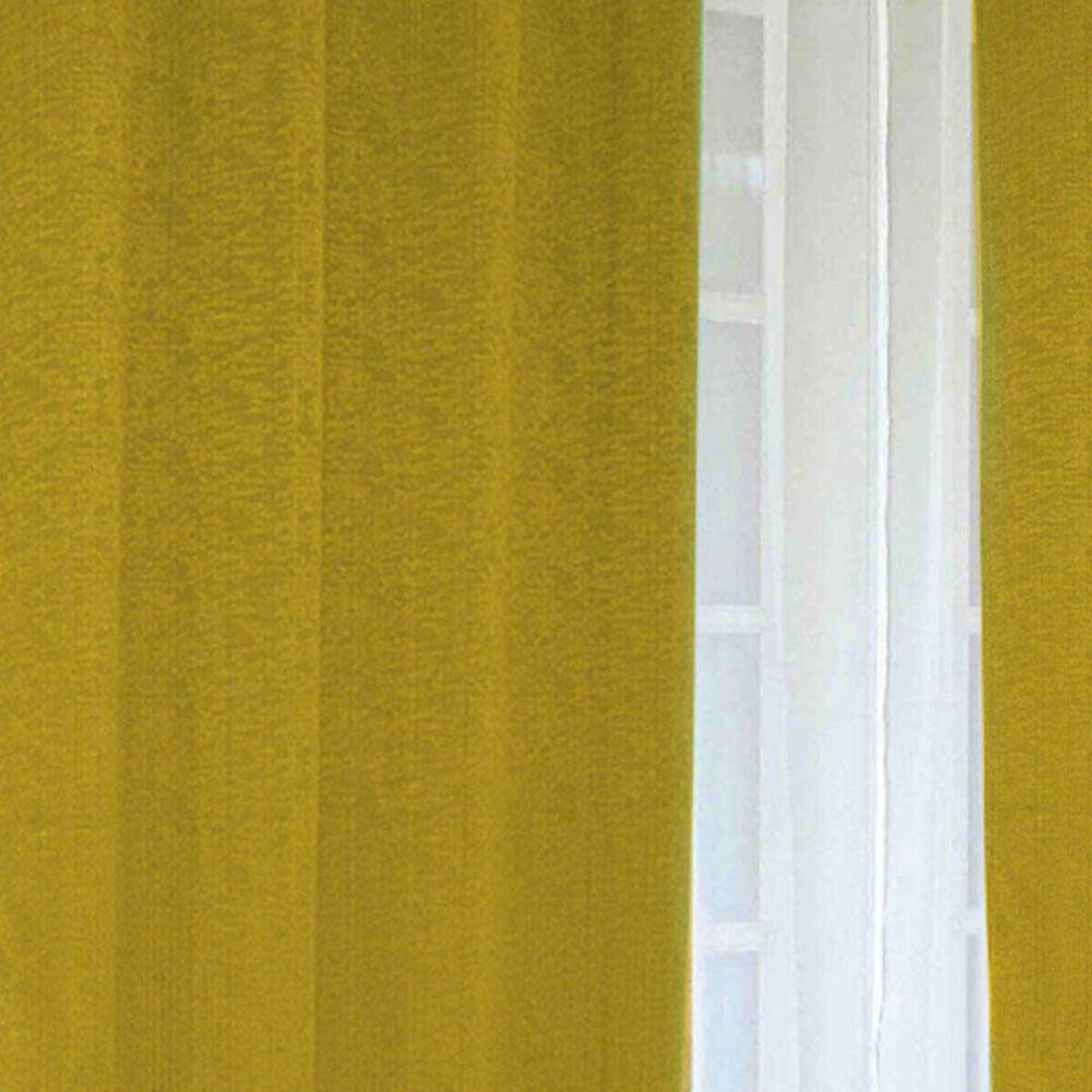 Combo Cortinas Doral Camila 220 x 140 cm Mostaza