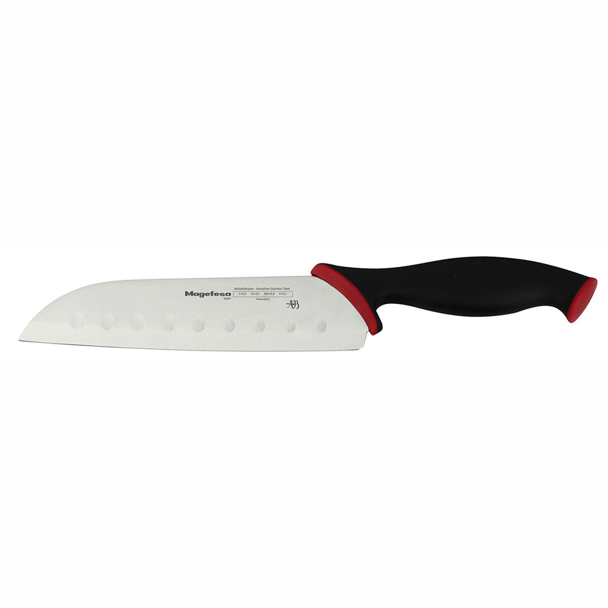 Cuchillo Santoku Magefesa Alvaro Barrientos 17 cm