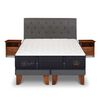 Cama Europea CIC Base Dividida 2 Plazas Grand Premium + Respaldo + Veladores