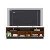 Rack TV Marau Altavision Hasta 75" Café Negro