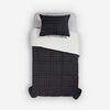 Plum&oacute;n Rosen 1,5 Plazas Sherpa Alaska Multi Negro/Gris