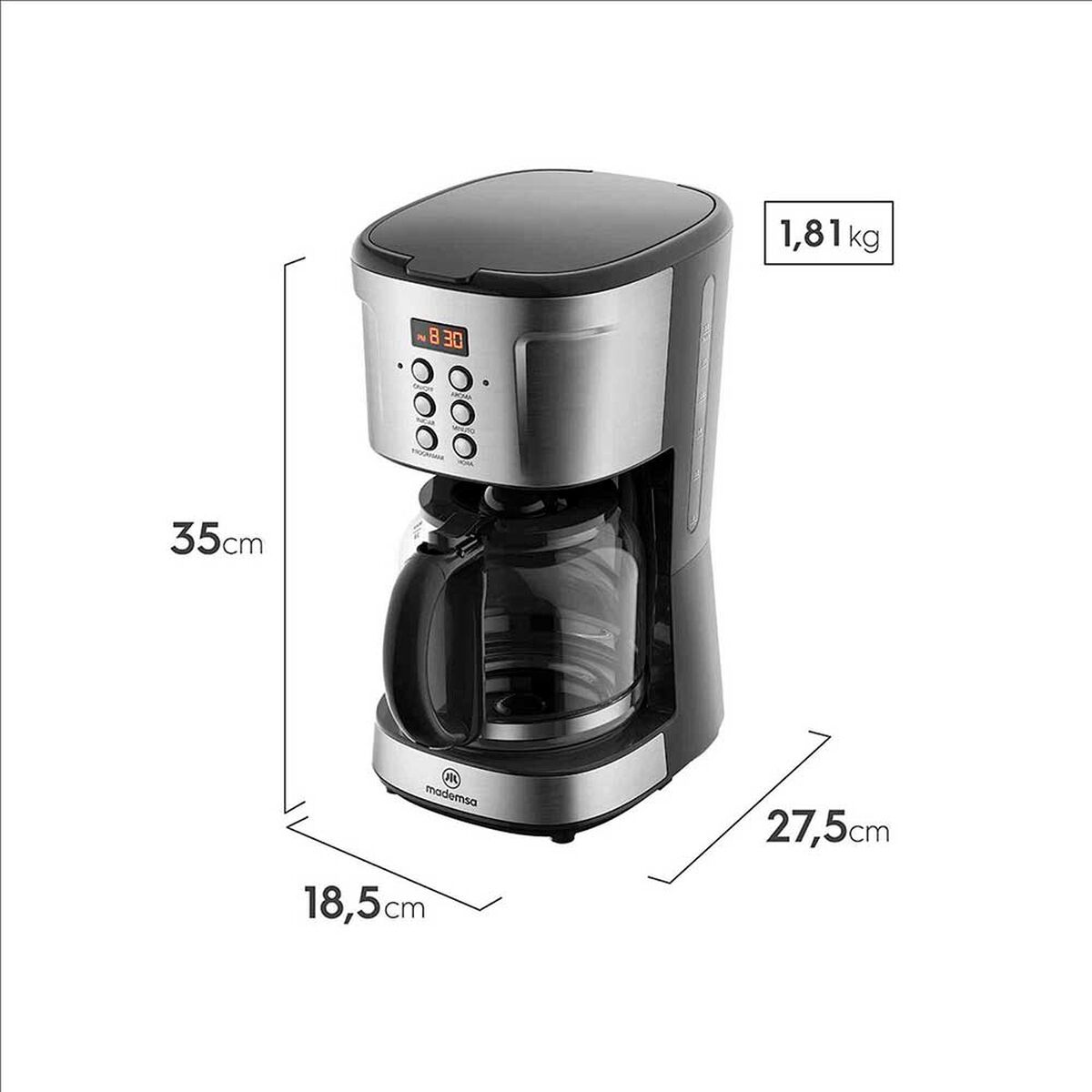 Cafetera Mademsa MCM10