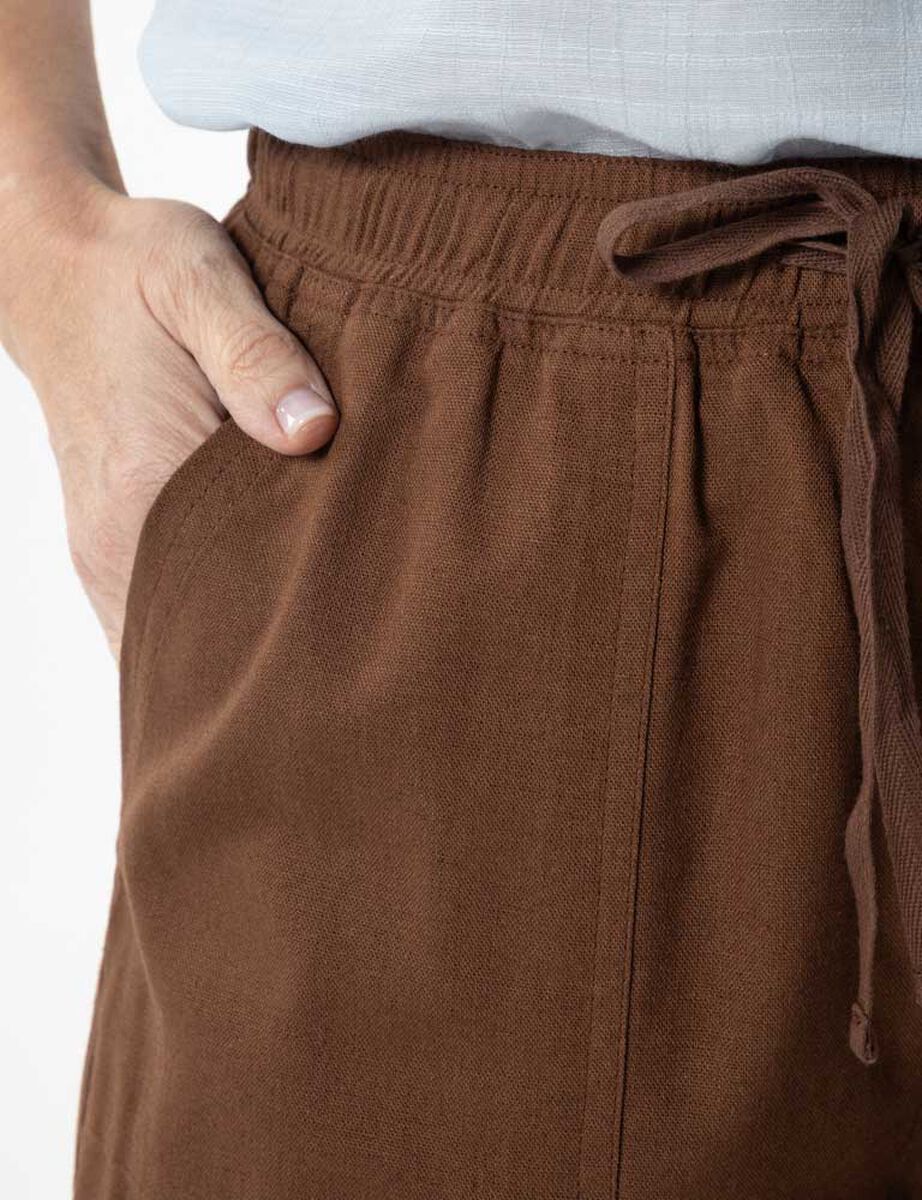 Pantal&oacute;n Pescador Lino Mujer Portman Club