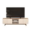 Rack TV Vekkahome Nadine Hasta 75" Beige Café