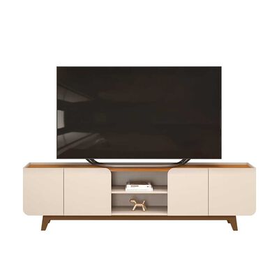 Imagen 2 del producto Rack TV Vekkahome Nadine Hasta 75"" Beige Café