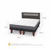 Cama Europea CIC Base Dividida 2 Plazas Anatomic + Respaldo Munich