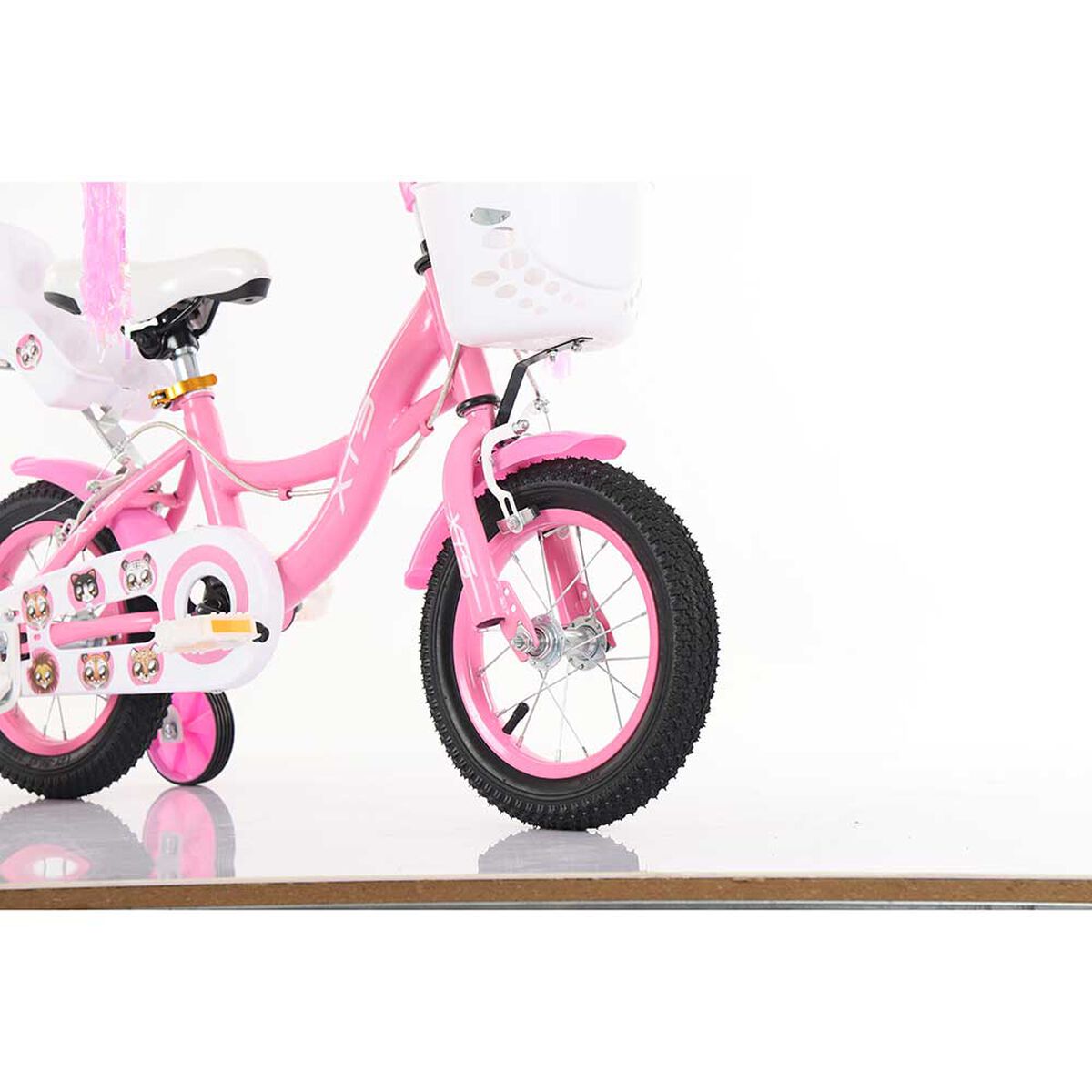 Bicicleta Infantil Aro 12 Rosada Xts
