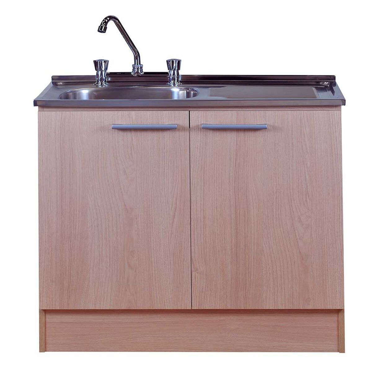 Mueble de Cocina Mobikit Kit 100 Derecho Beige 2 Puertas