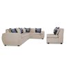 Sofá Seccional Modular Elegant Detail Houston 7 Cuerpos Beige