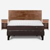 Cama Europea Rosen 2 Plazas Ergo T + Respaldo + 2 Veladores