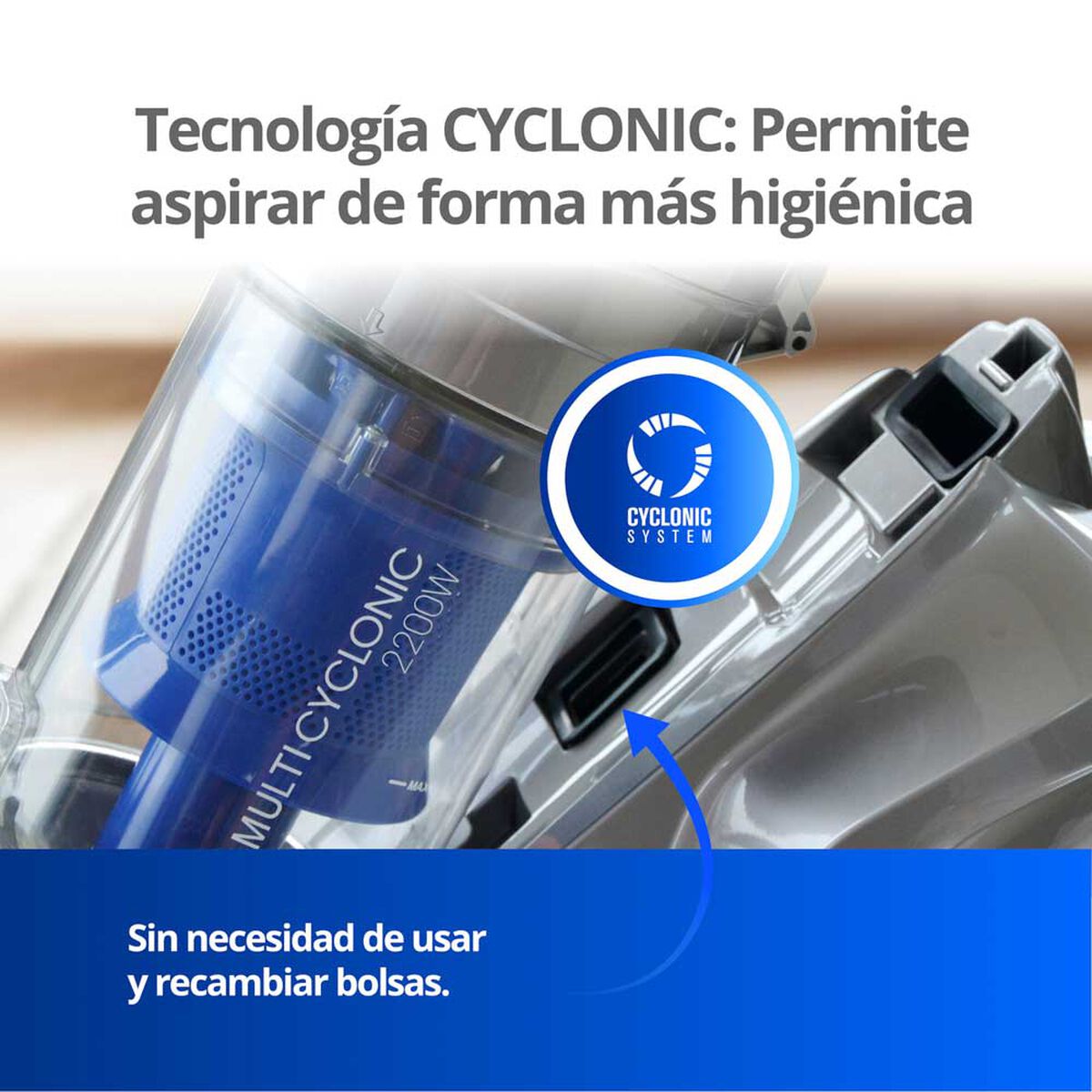 Aspiradora de Arrastre Thörben Thor Multicyclonic 3.5 lts.
