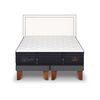 Cama Europea CIC Base Dividida King Grand Premium + Respaldo Danubio