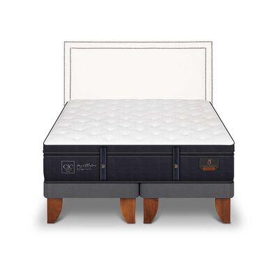 Imagen 1 del producto Cama Europea CIC Base Dividida King Grand Premium + Respaldo Danubio