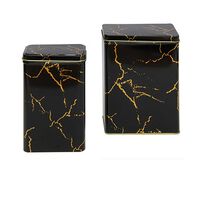 Lata Decorativa Metal Vgo 19 x 11 cm Negro